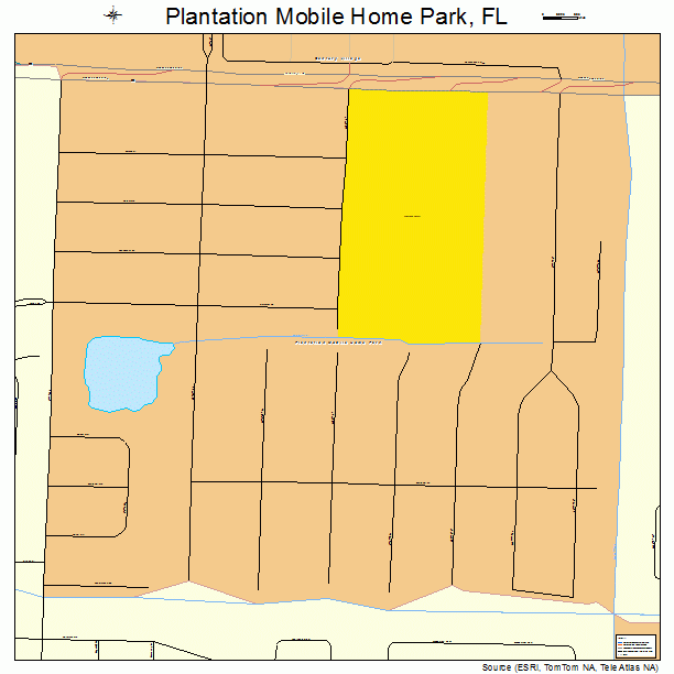 Plantation Mobile Home Park, FL street map