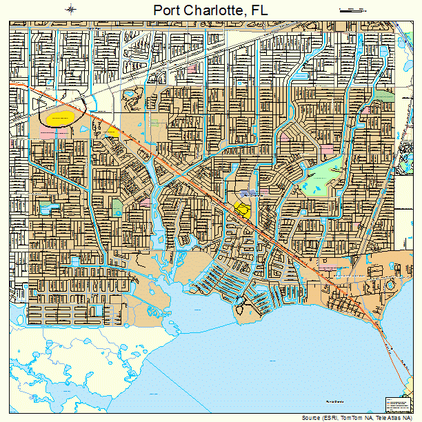 Port Charlotte, FL street map