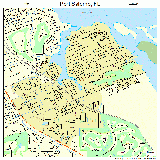 Port Salerno, FL street map