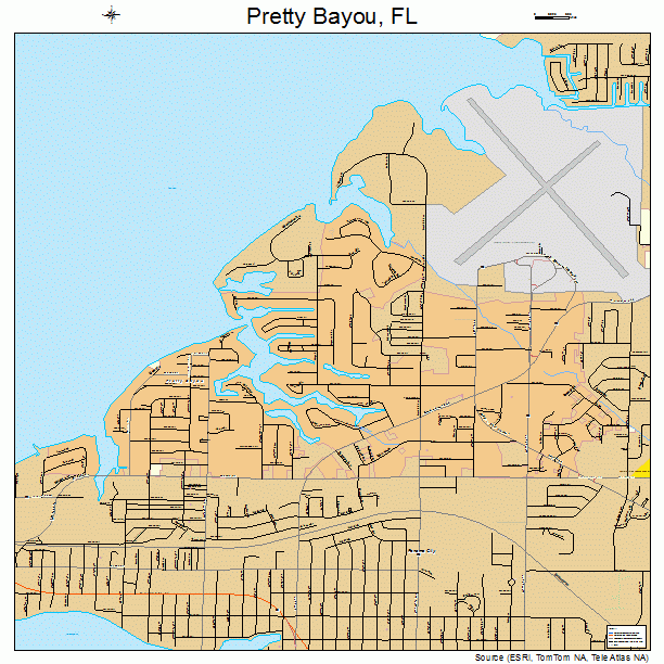 Pretty Bayou, FL street map