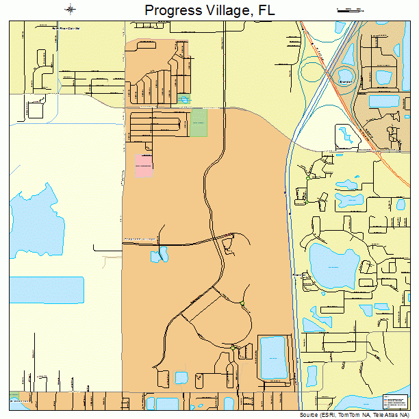 Progress Village, FL street map