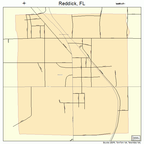 Reddick, FL street map