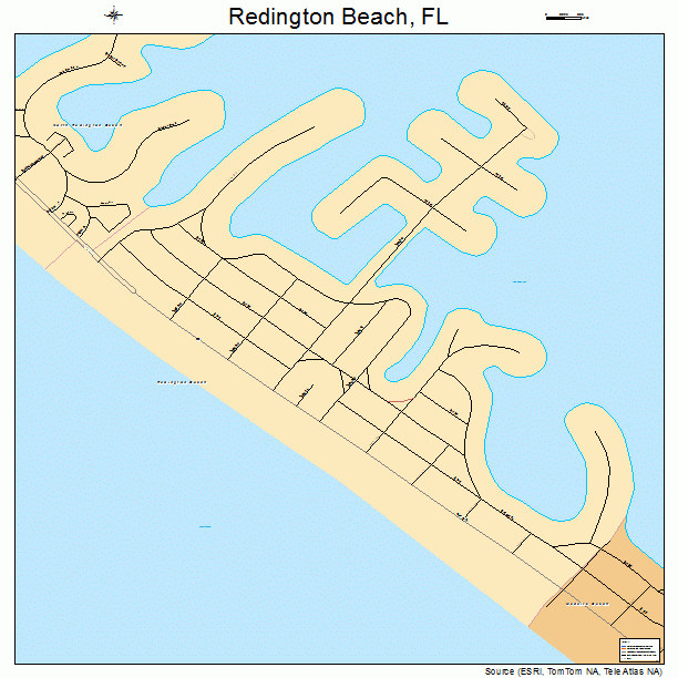 Redington Beach, FL street map