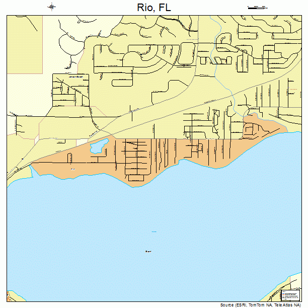 Rio, FL street map