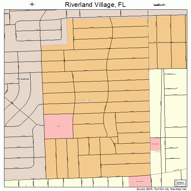 Riverland Village, FL street map