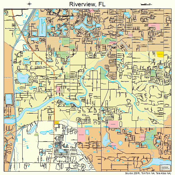 Riverview, FL street map