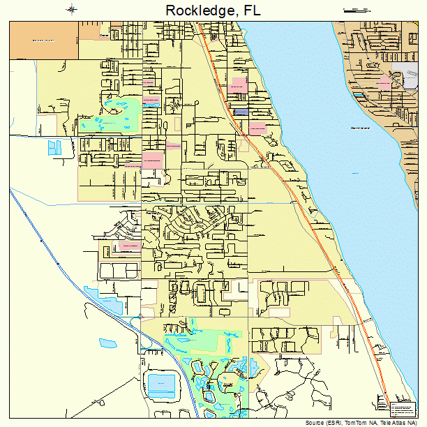 Rockledge, FL street map