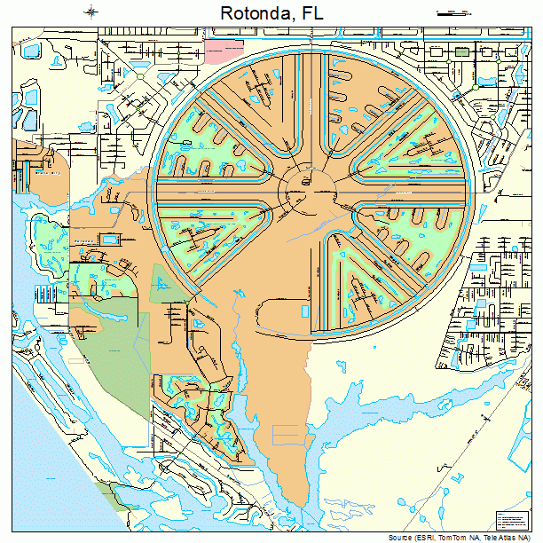 Rotonda, FL street map