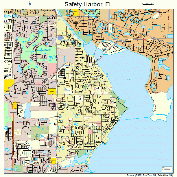 Safety Harbor, FL street map