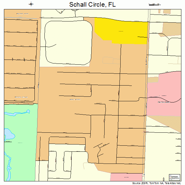 Schall Circle, FL street map