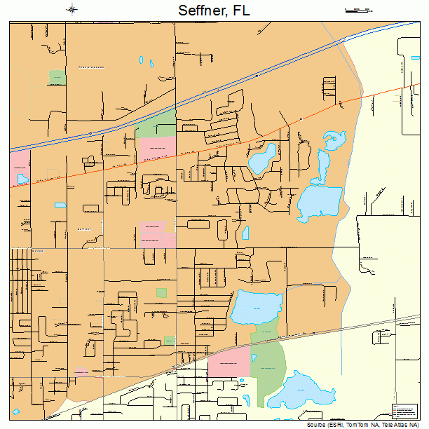 Seffner, FL street map