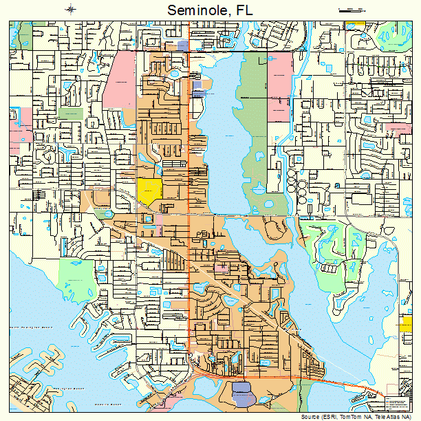 Seminole, FL street map