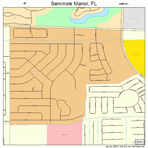 Seminole Manor, FL street map