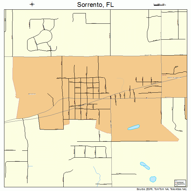 Sorrento, FL street map