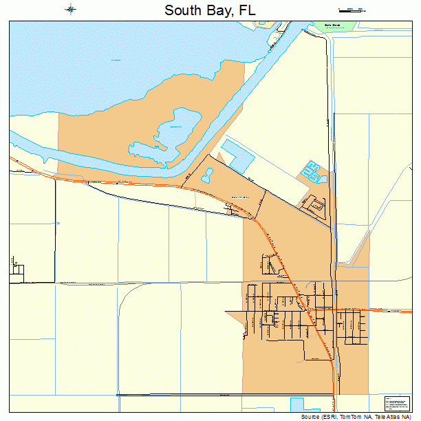 South Bay, FL street map