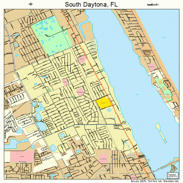 South Daytona, FL street map