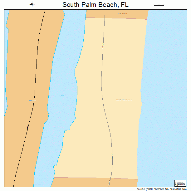 South Palm Beach, FL street map