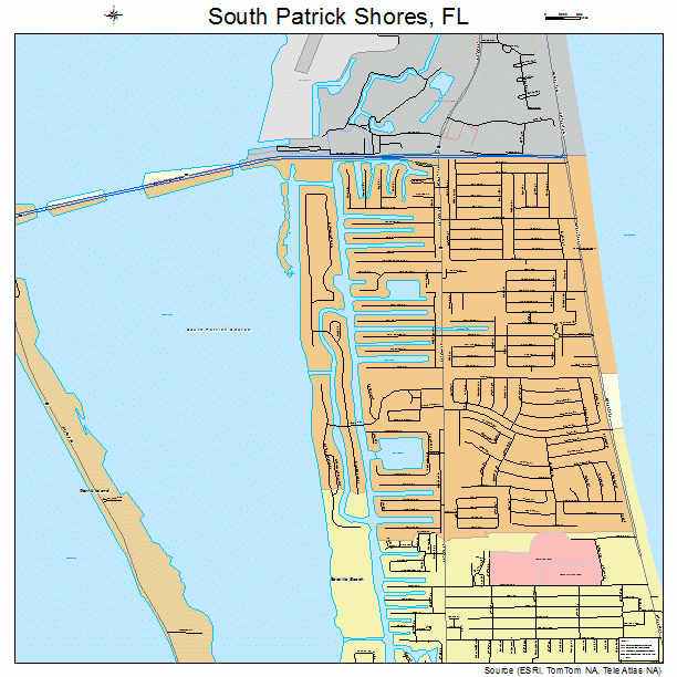 South Patrick Shores, FL street map