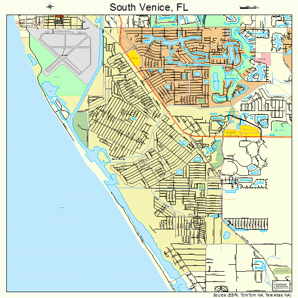South Venice, FL street map