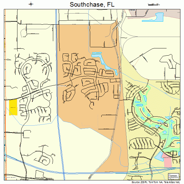 Southchase, FL street map