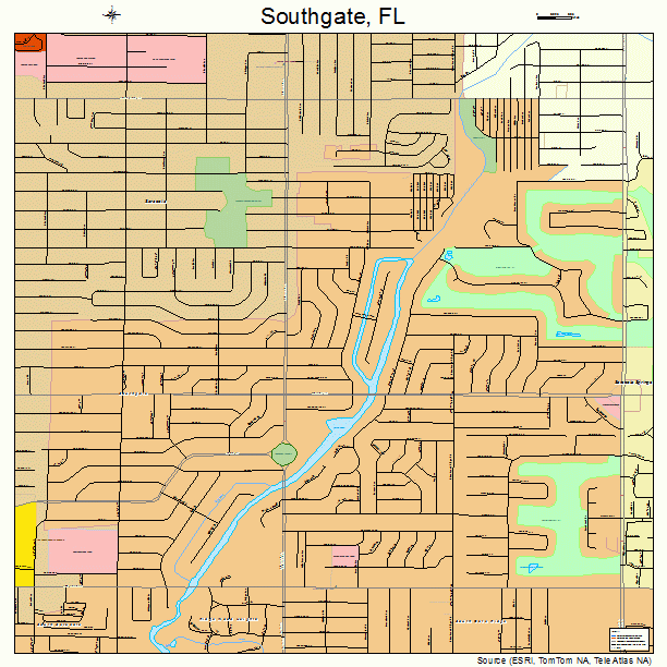 Southgate, FL street map