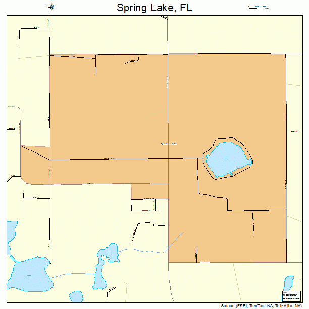 Spring Lake, FL street map