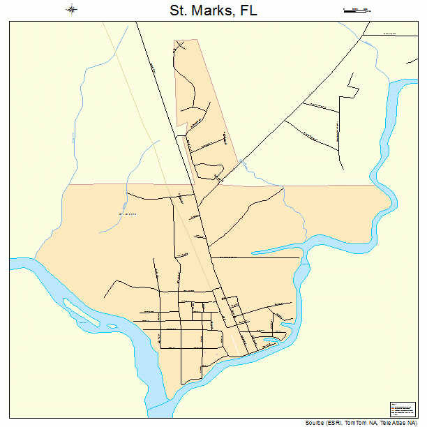 St. Marks, FL street map