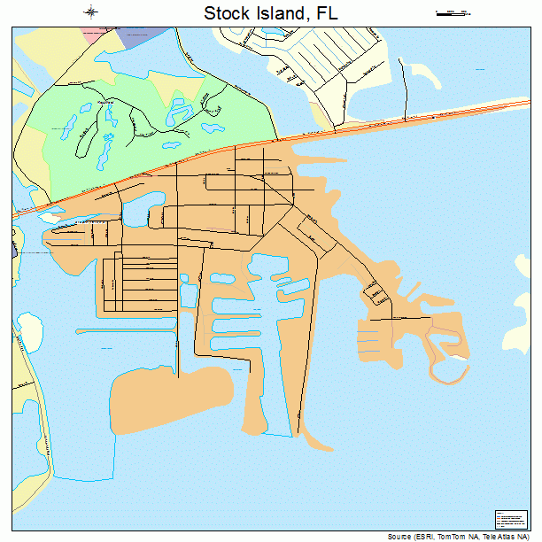 Stock Island, FL street map