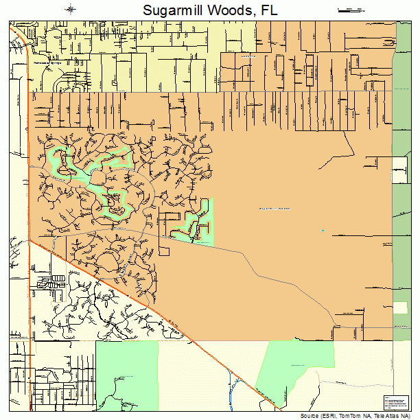 Sugarmill Woods, FL street map