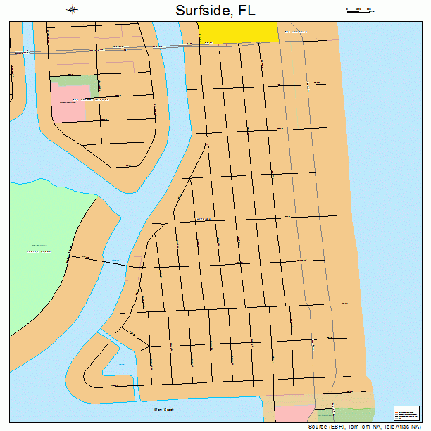 Surfside, FL street map