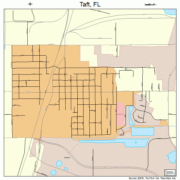 Taft, FL street map