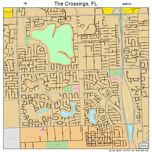The Crossings, FL street map