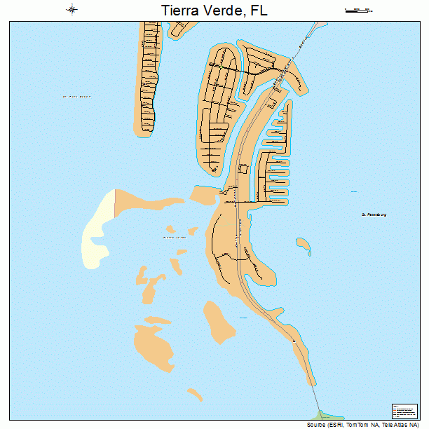 Tierra Verde, FL street map