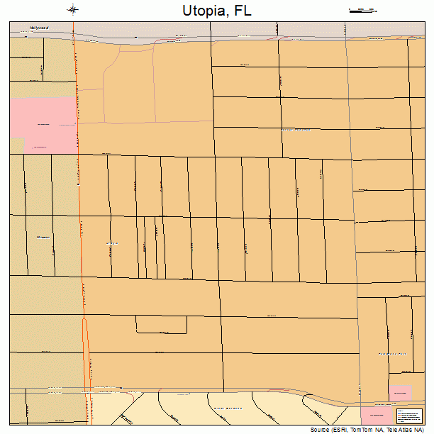 Utopia, FL street map