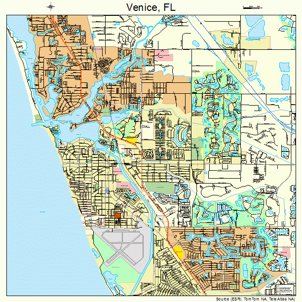 Venice, FL street map