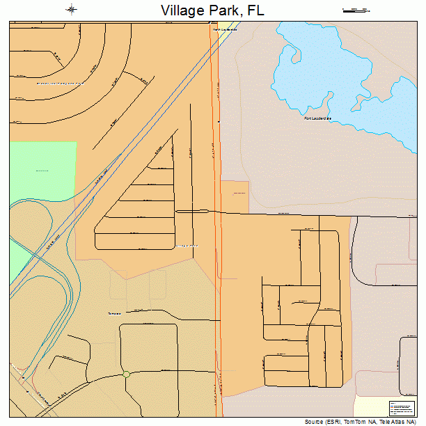 Village Park, FL street map