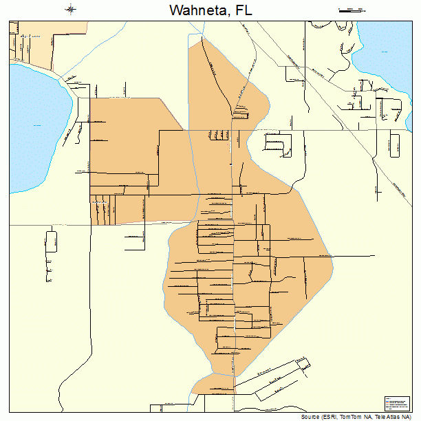 Wahneta, FL street map