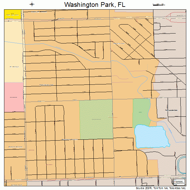 Washington Park, FL street map