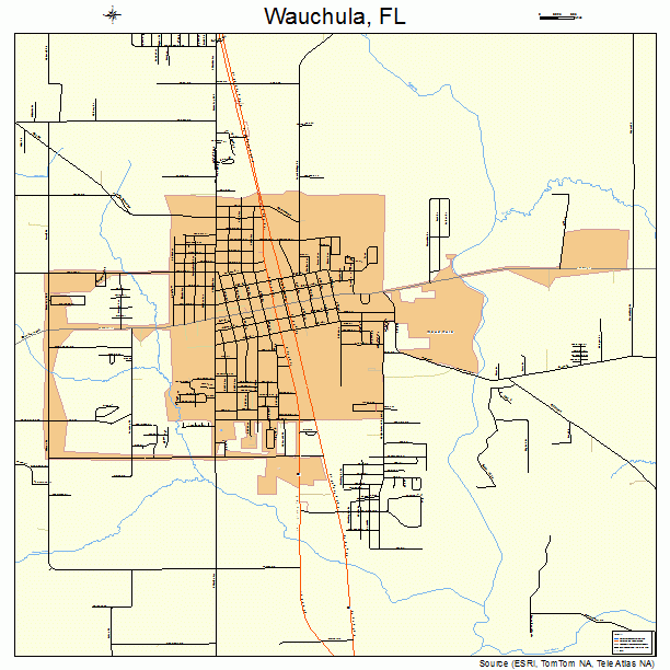 Wauchula, FL street map
