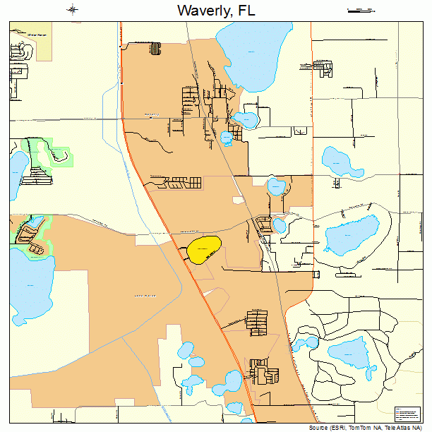 Waverly, FL street map