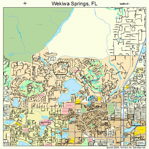 Wekiwa Springs, FL street map