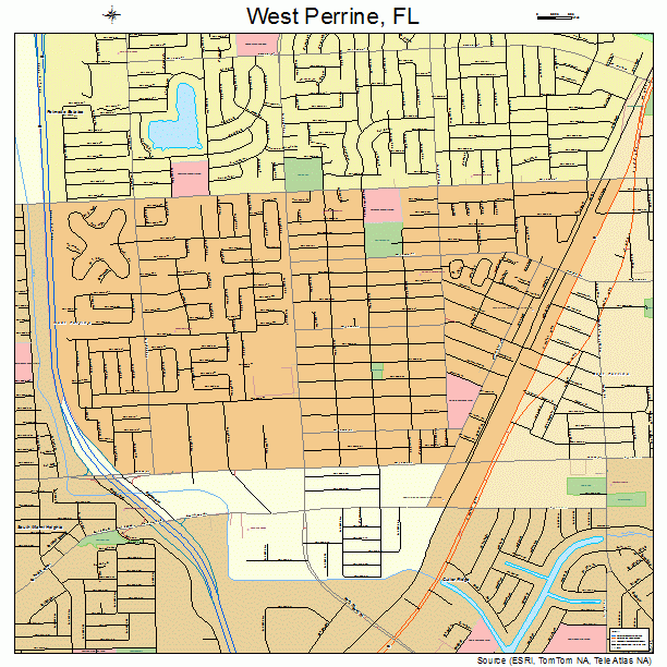 West Perrine, FL street map