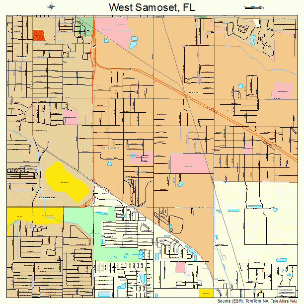 West Samoset, FL street map