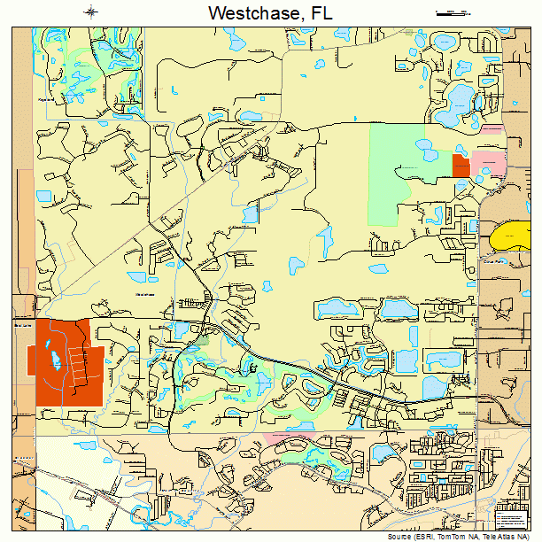 Westchase, FL street map