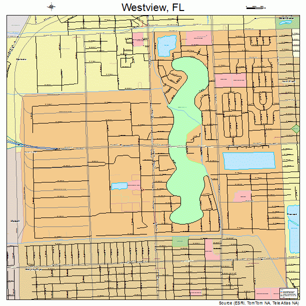 Westview, FL street map