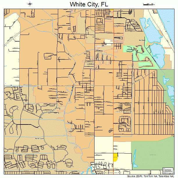 White City, FL street map