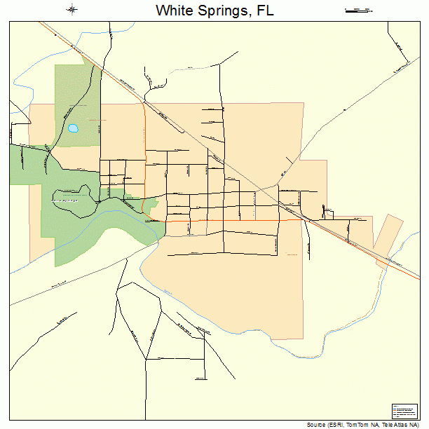 White Springs, FL street map