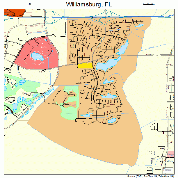 Williamsburg, FL street map