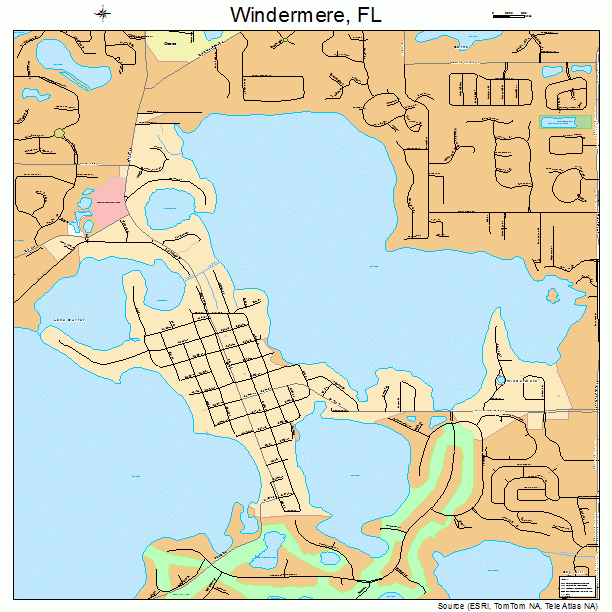 Windermere, FL street map