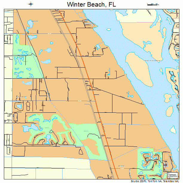 Winter Beach, FL street map